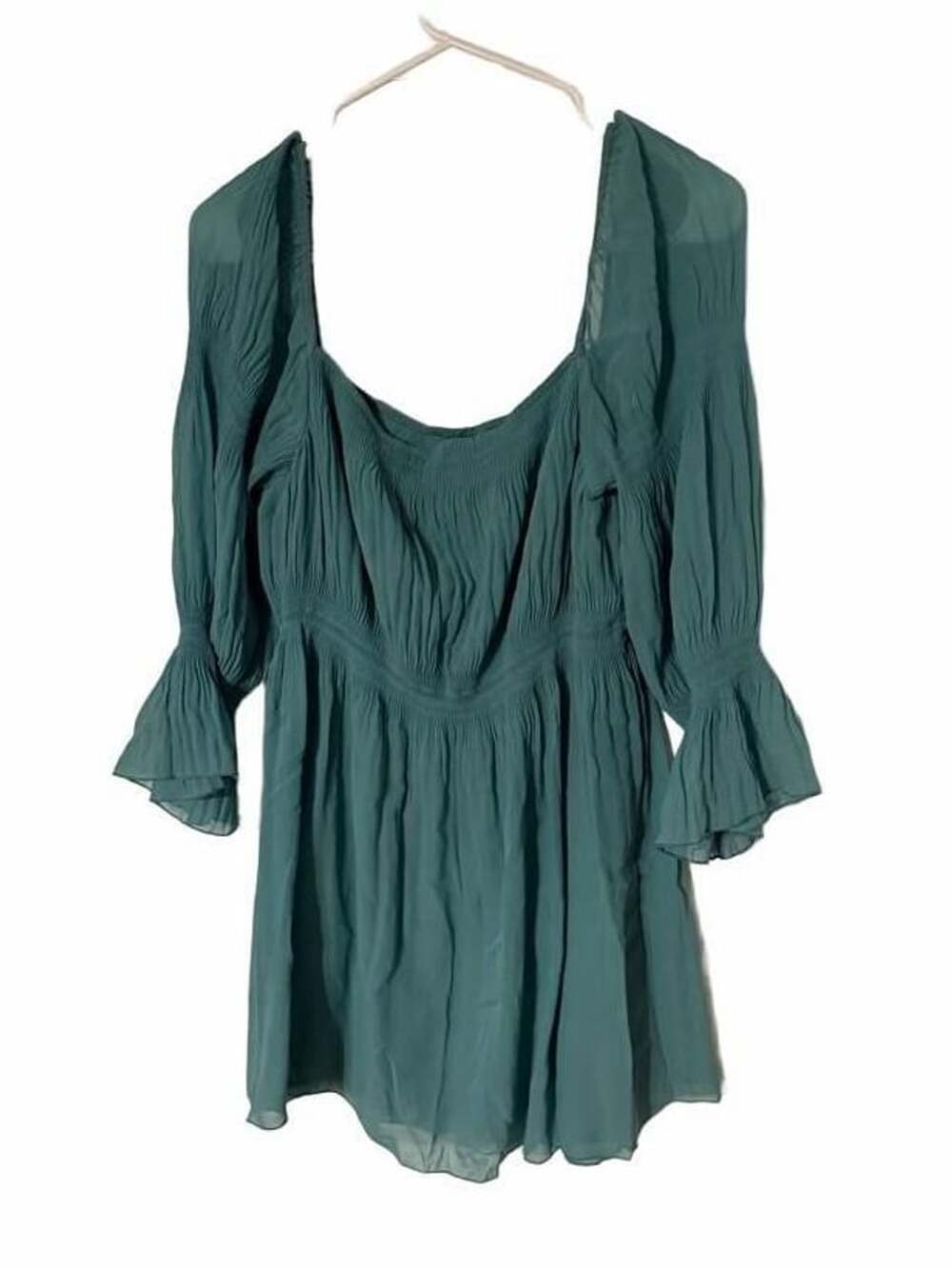 Susan Lucci Dress Size XS Yellow Shirred Mini